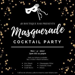 masquerade cocktail party